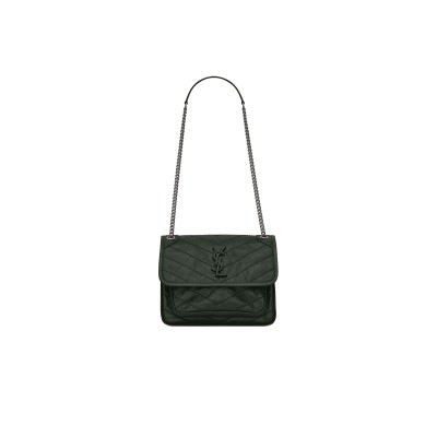 YSL NIKI BABY IN VINTAGE LEATHER 5330370EN043045 (21*16*7.5cm)